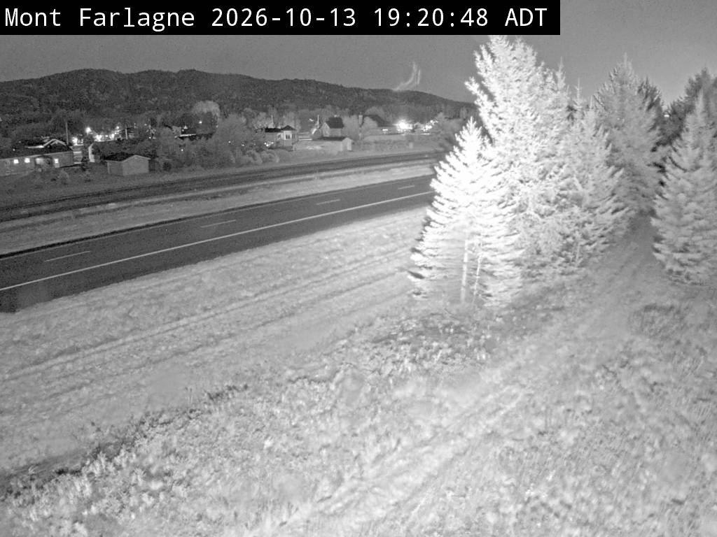 Web Cam image of Mont Farlagne (NB Highway 2)