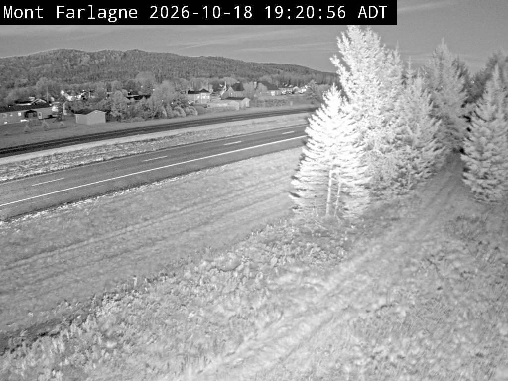 Web Cam image of Mont Farlagne (NB Highway 2)