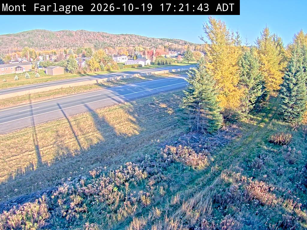 Web Cam image of Mont Farlagne (NB Highway 2)