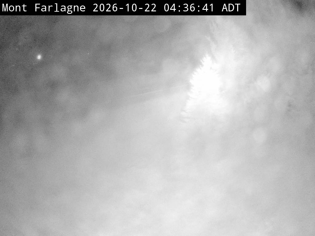 Web Cam image of Mont Farlagne (NB Highway 2)