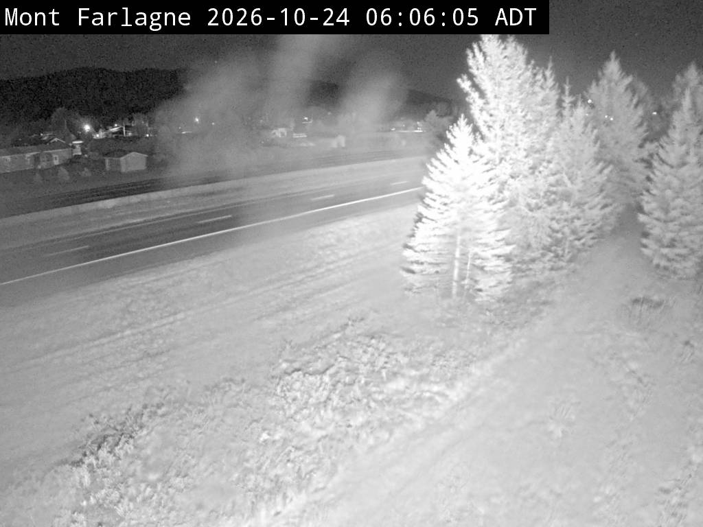 Web Cam image of Mont Farlagne (NB Highway 2)