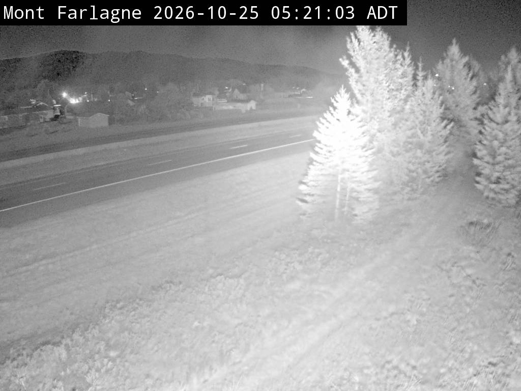 Web Cam image of Mont Farlagne (NB Highway 2)