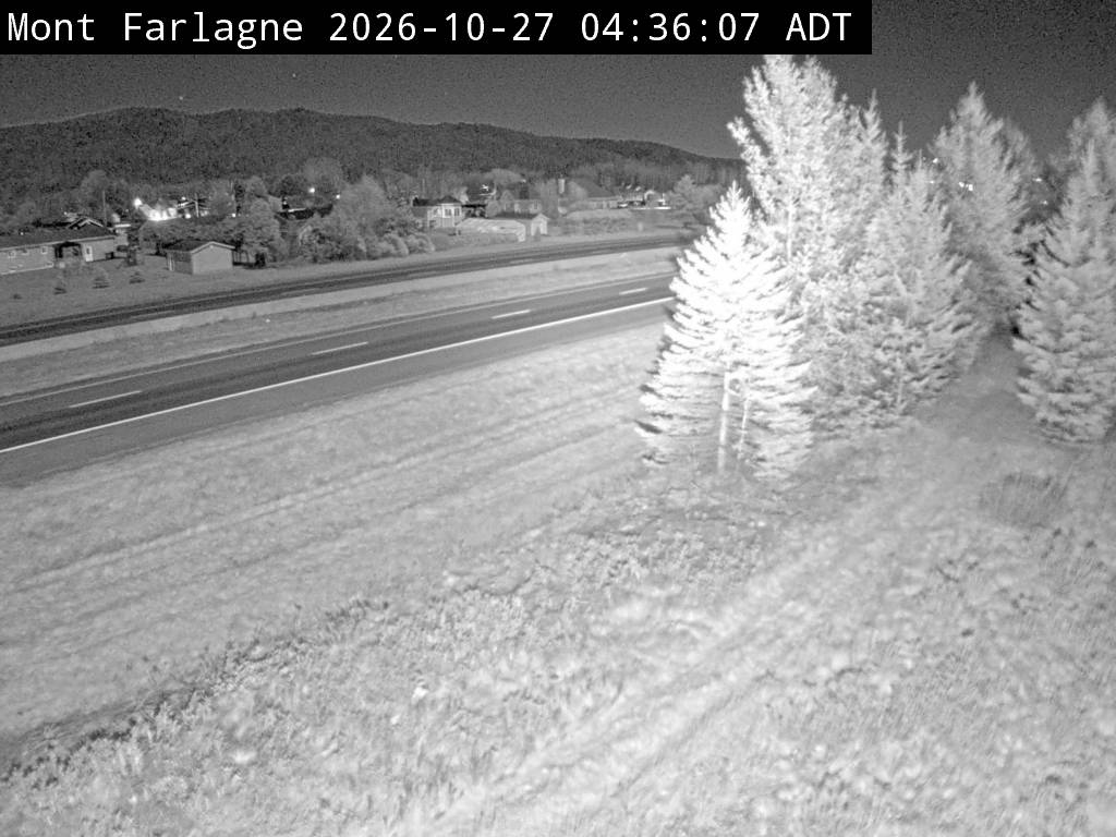 Web Cam image of Mont Farlagne (NB Highway 2)