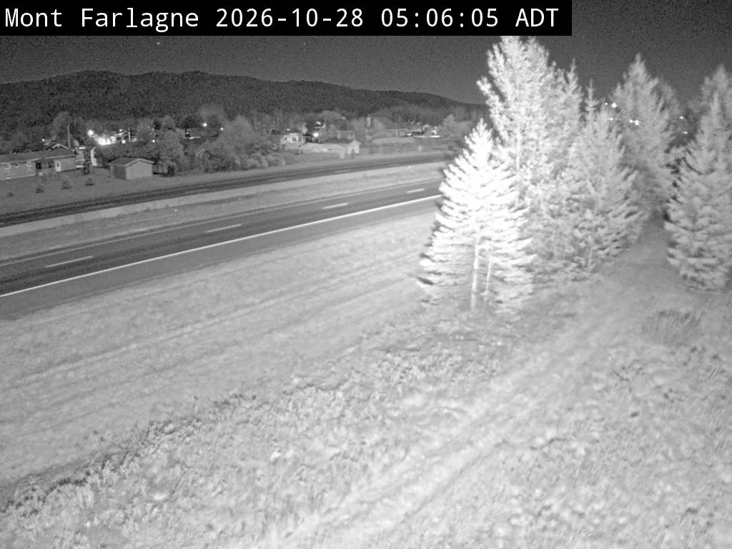 Web Cam image of Mont Farlagne (NB Highway 2)