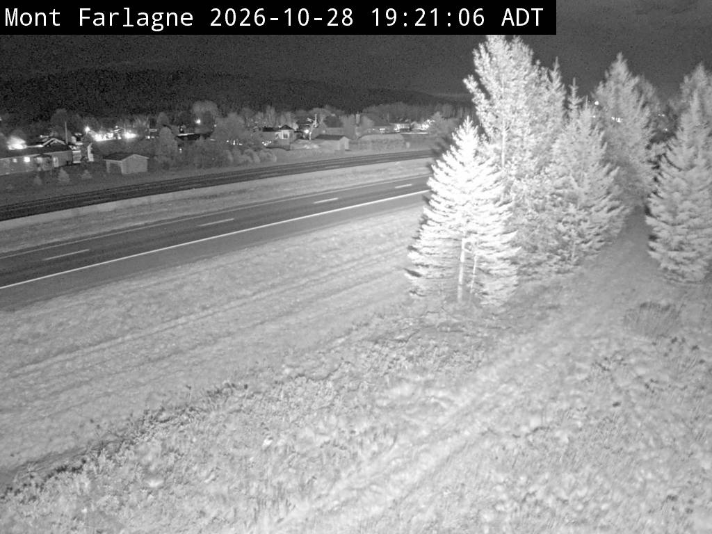 Web Cam image of Mont Farlagne (NB Highway 2)