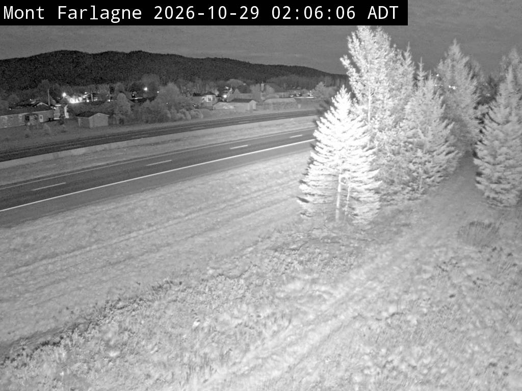 Web Cam image of Mont Farlagne (NB Highway 2)