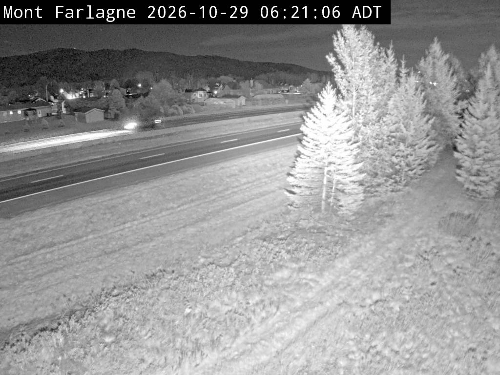 Web Cam image of Mont Farlagne (NB Highway 2)