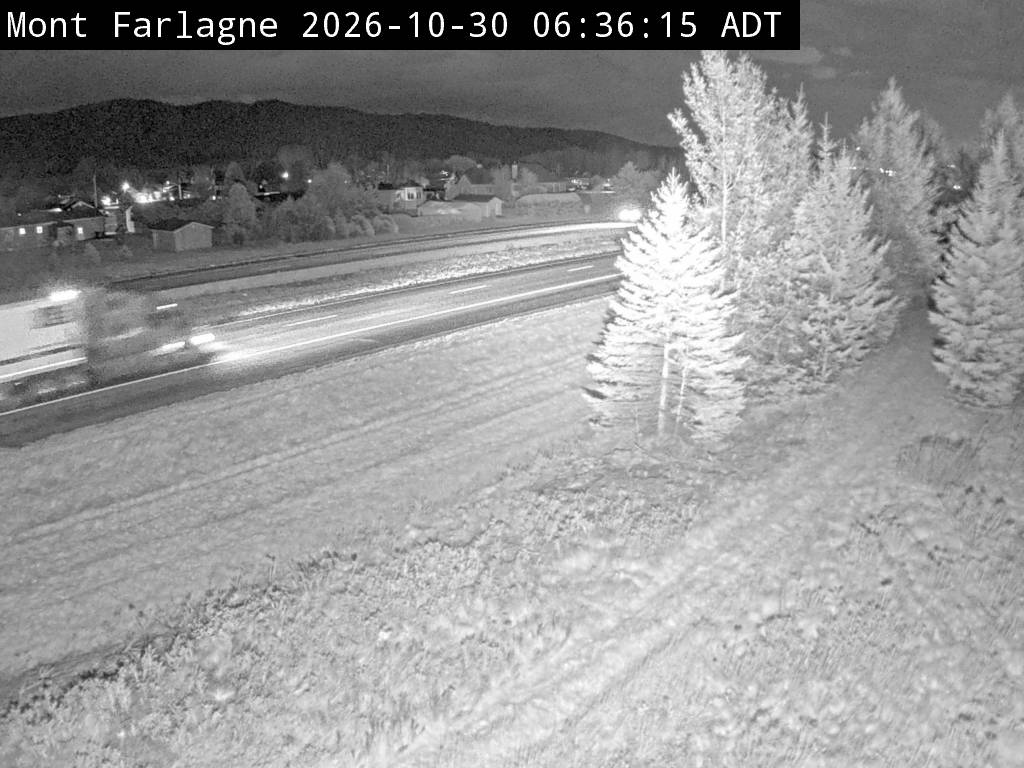 Web Cam image of Mont Farlagne (NB Highway 2)