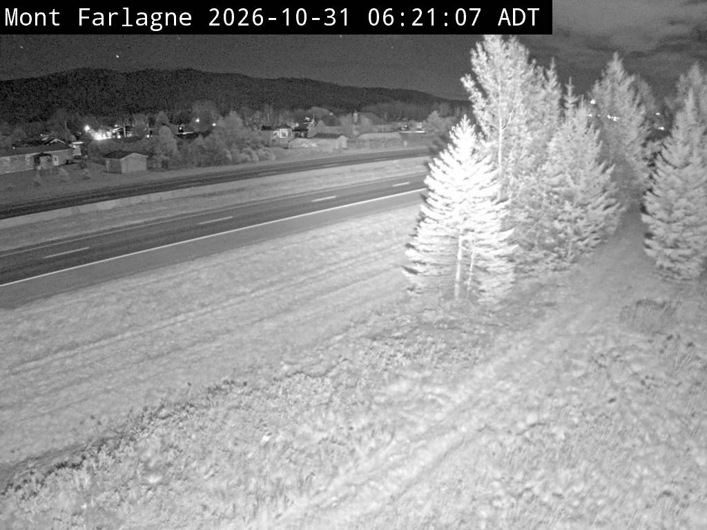 Web Cam image of Mont Farlagne (NB Highway 2)
