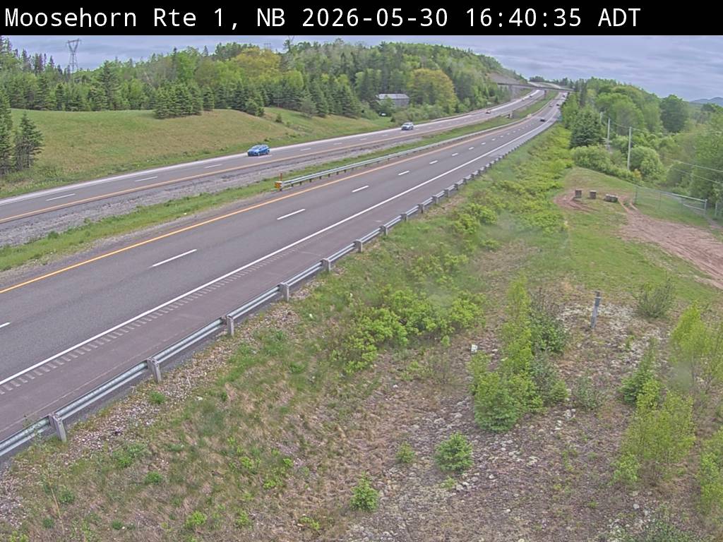 Web Cam image of Moosehorn Creek (NB Highway 1)