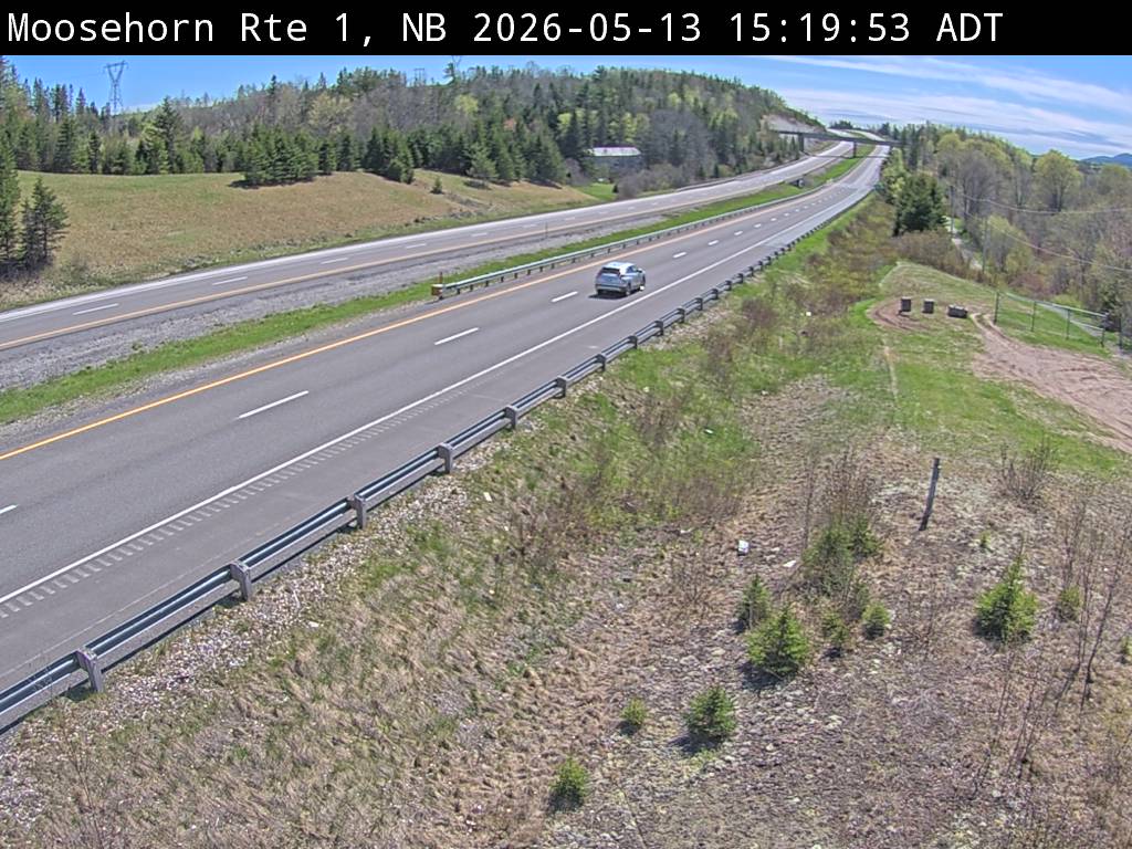 Web Cam image of Moosehorn Creek (NB Highway 1)