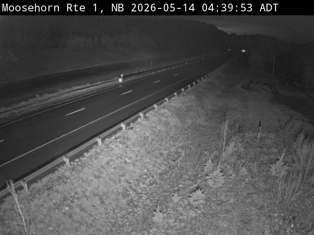 Web Cam image of Moosehorn Creek (NB Highway 1)