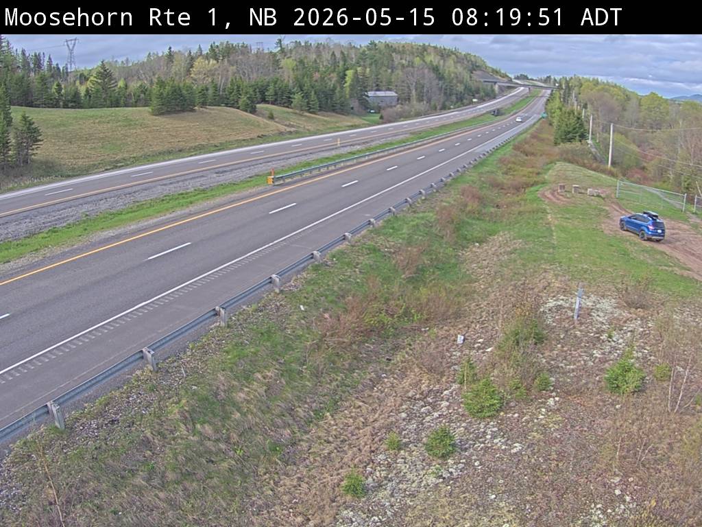 Web Cam image of Moosehorn Creek (NB Highway 1)
