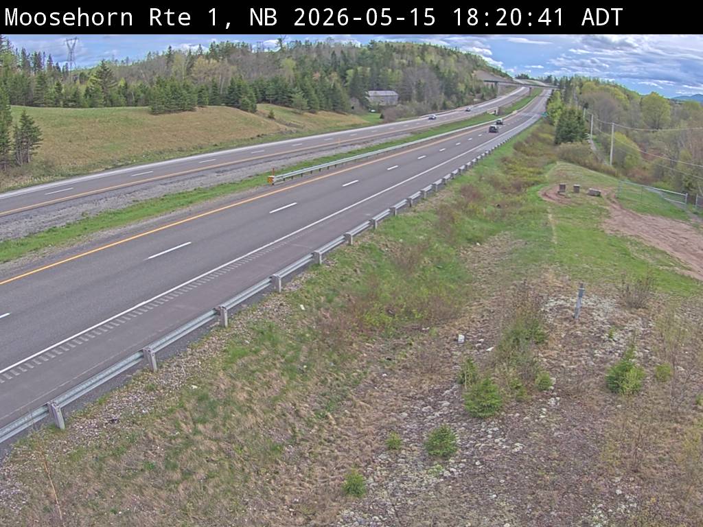 Web Cam image of Moosehorn Creek (NB Highway 1)