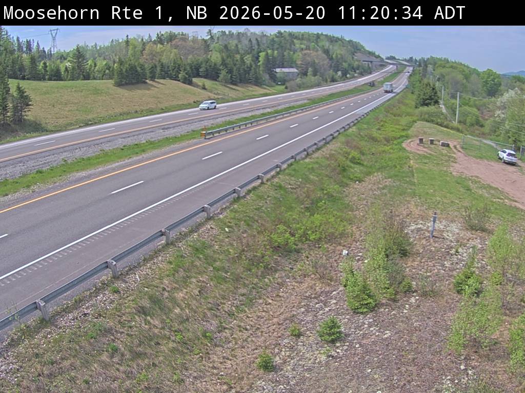 Web Cam image of Moosehorn Creek (NB Highway 1)