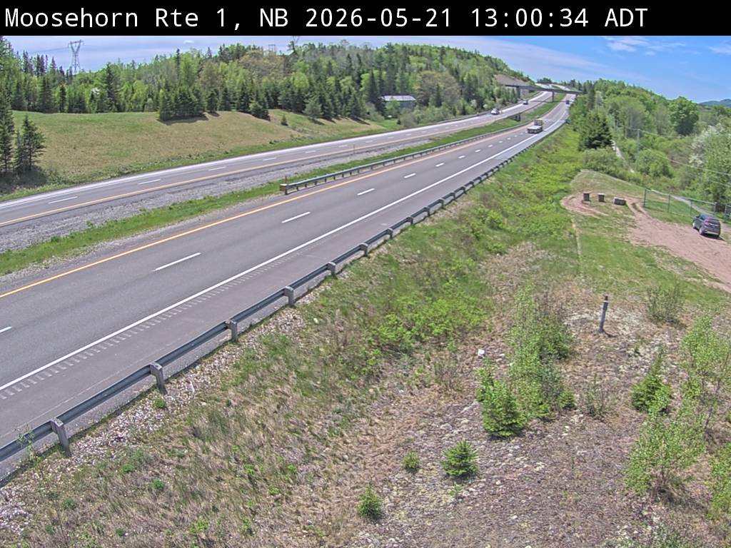 Web Cam image of Moosehorn Creek (NB Highway 1)