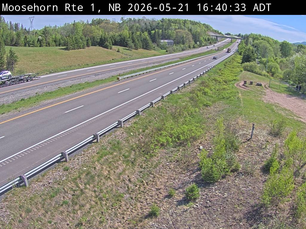 Web Cam image of Moosehorn Creek (NB Highway 1)