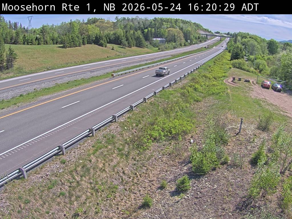 Web Cam image of Moosehorn Creek (NB Highway 1)