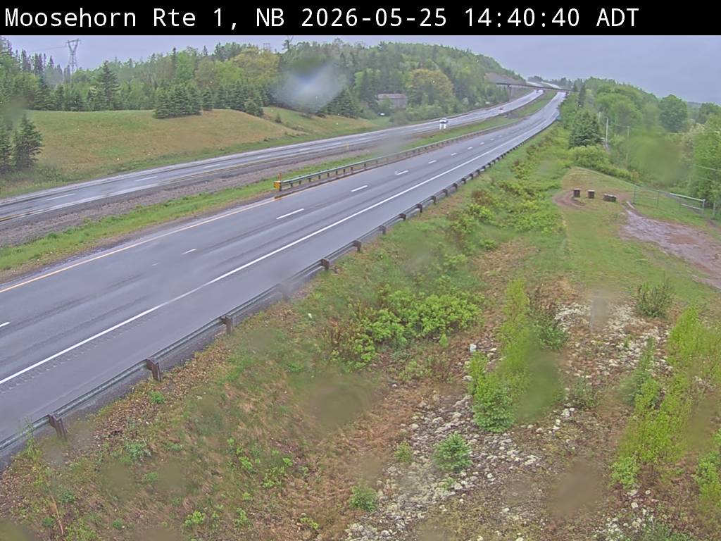 Web Cam image of Moosehorn Creek (NB Highway 1)