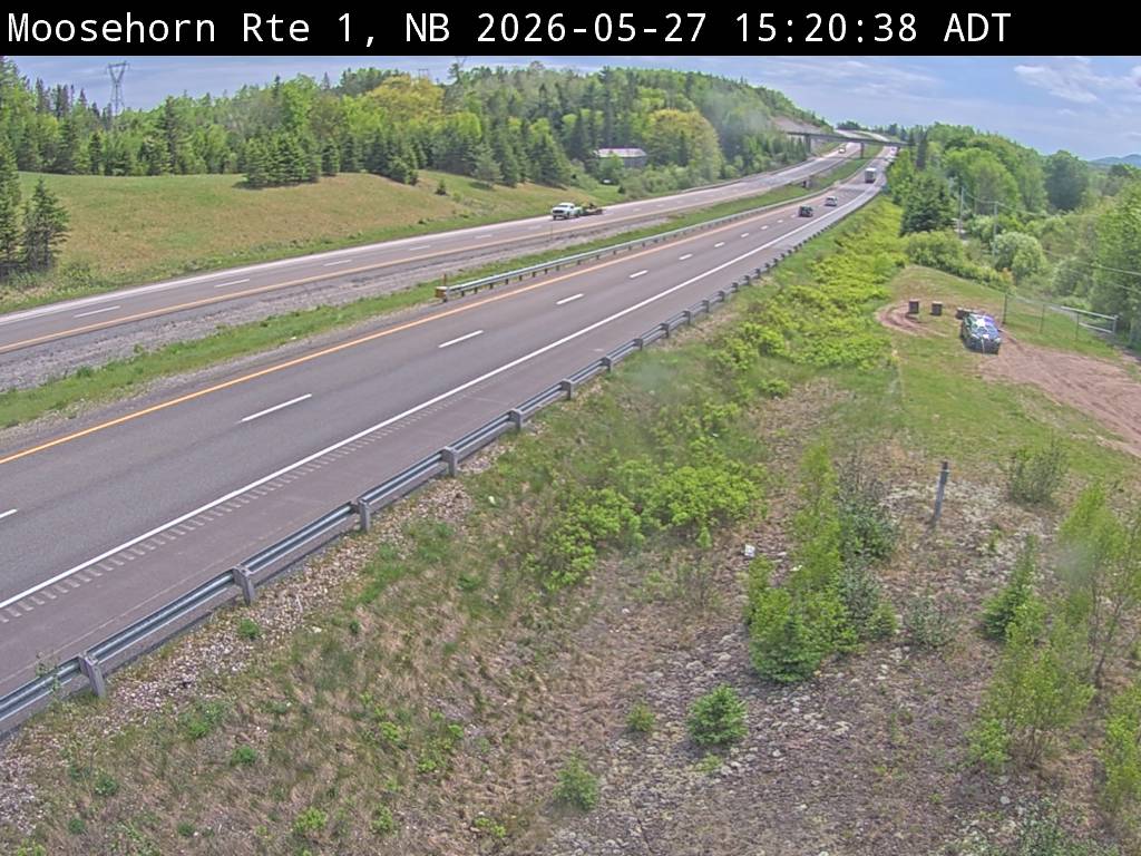 Web Cam image of Moosehorn Creek (NB Highway 1)