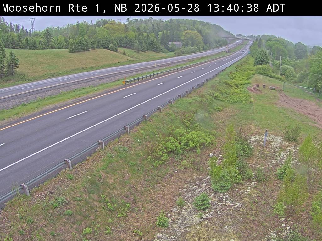 Web Cam image of Moosehorn Creek (NB Highway 1)