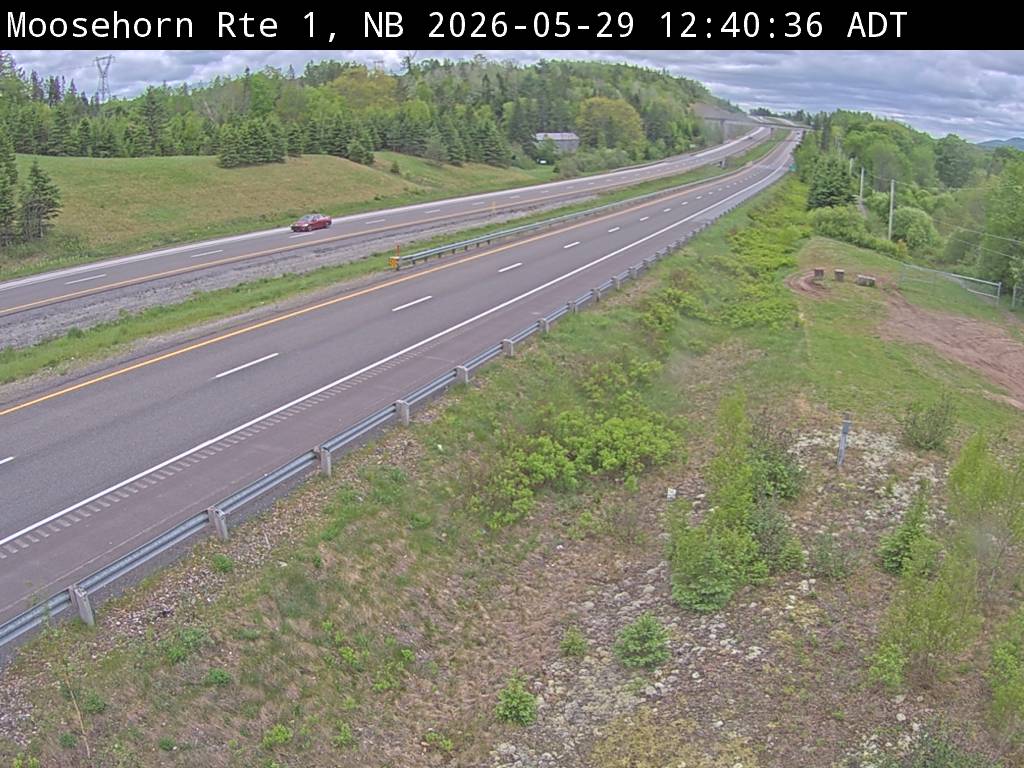 Web Cam image of Moosehorn Creek (NB Highway 1)