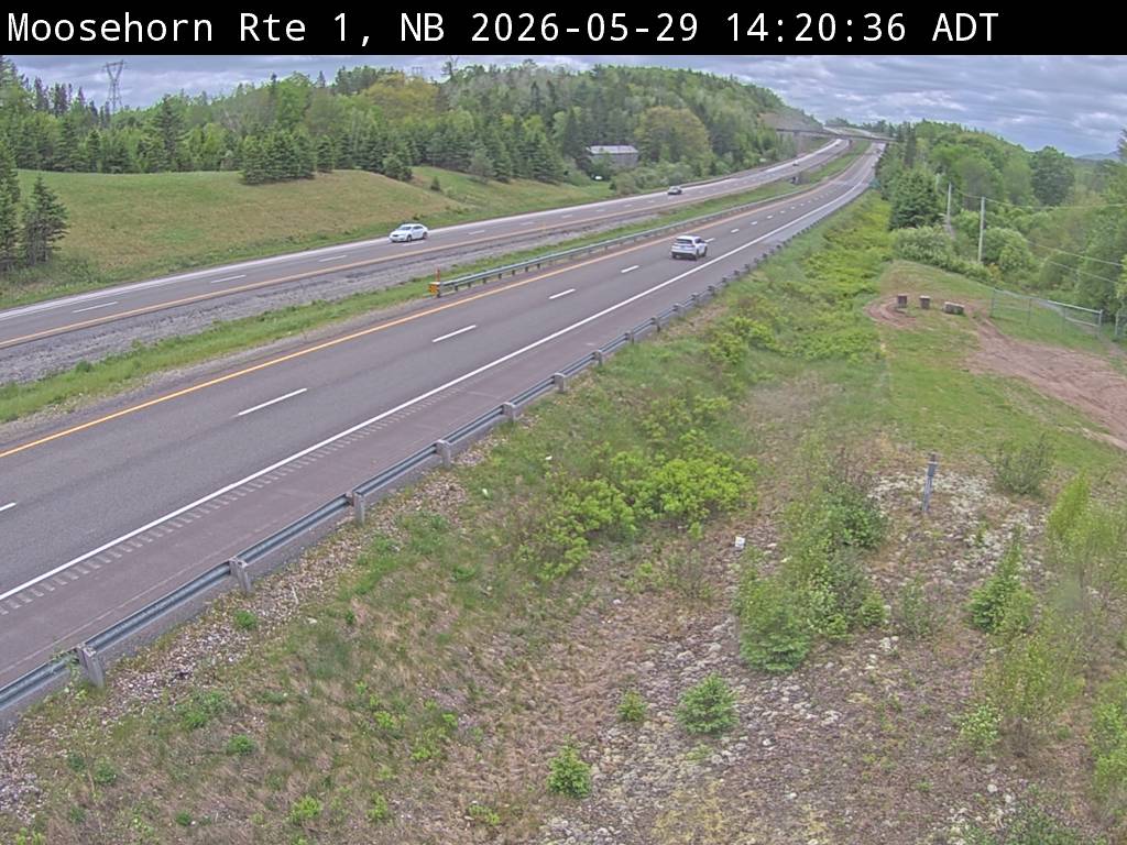 Web Cam image of Moosehorn Creek (NB Highway 1)
