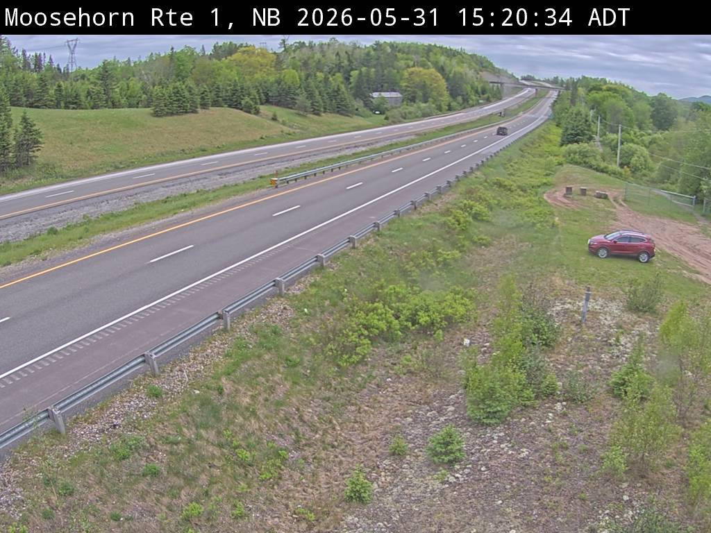 Web Cam image of Moosehorn Creek (NB Highway 1)