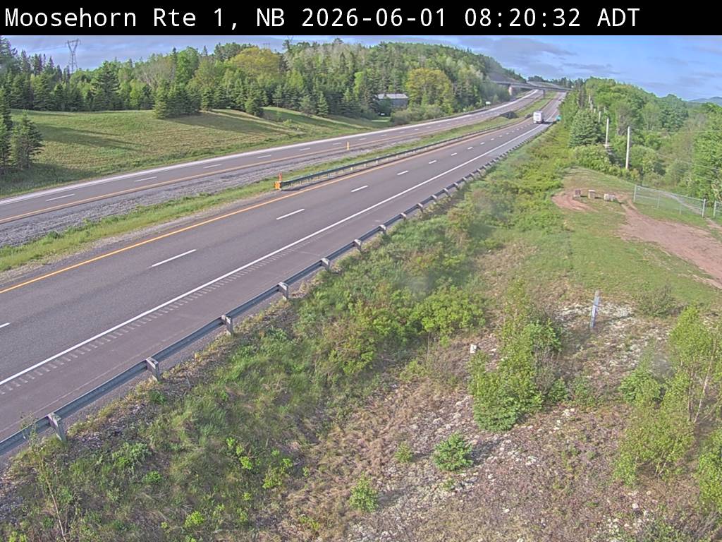 Web Cam image of Moosehorn Creek (NB Highway 1)