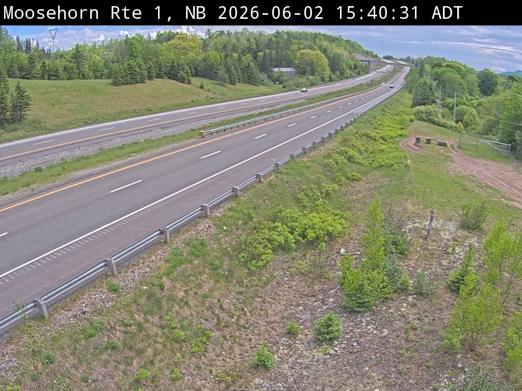 Web Cam image of Moosehorn Creek (NB Highway 1)