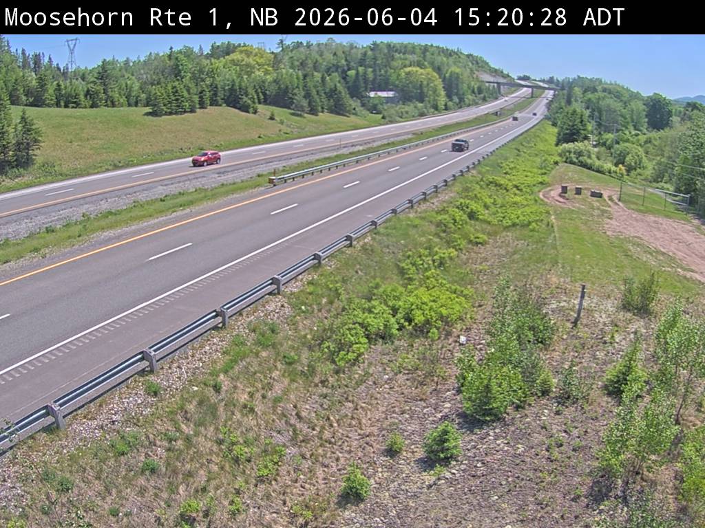 Web Cam image of Moosehorn Creek (NB Highway 1)