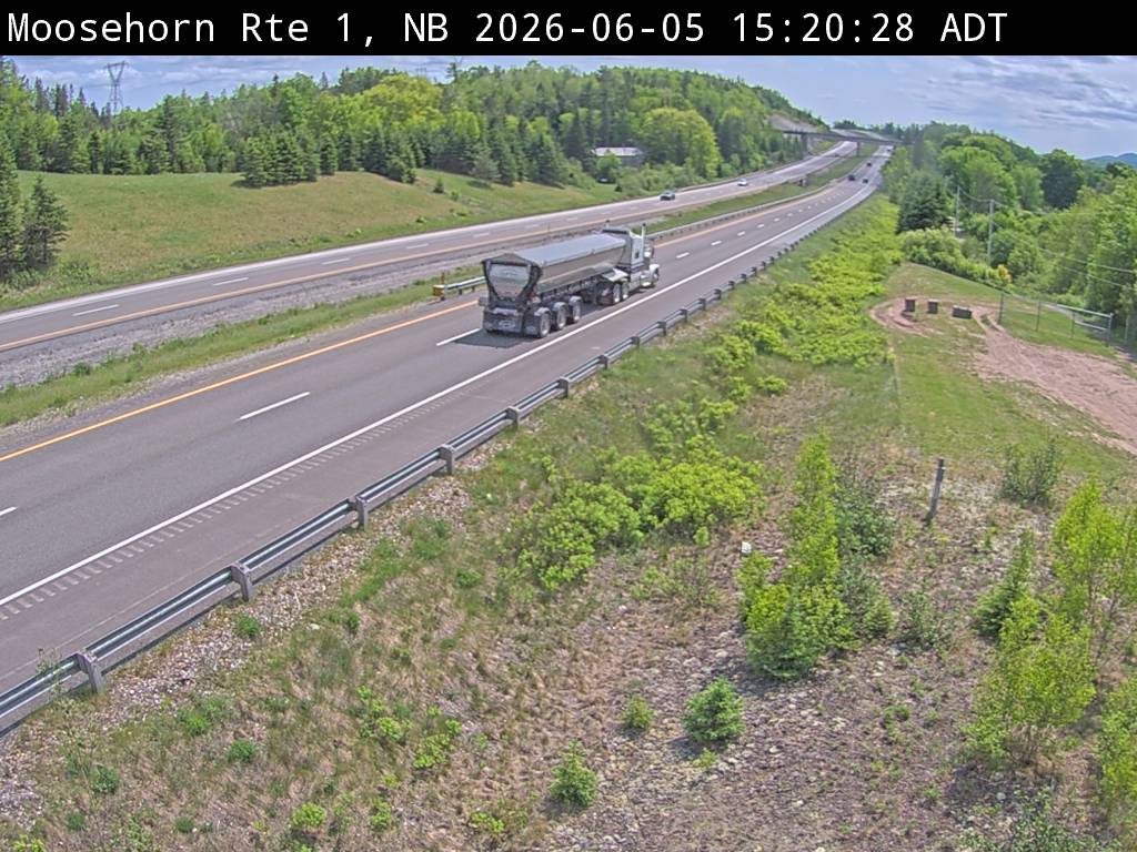 Web Cam image of Moosehorn Creek (NB Highway 1)