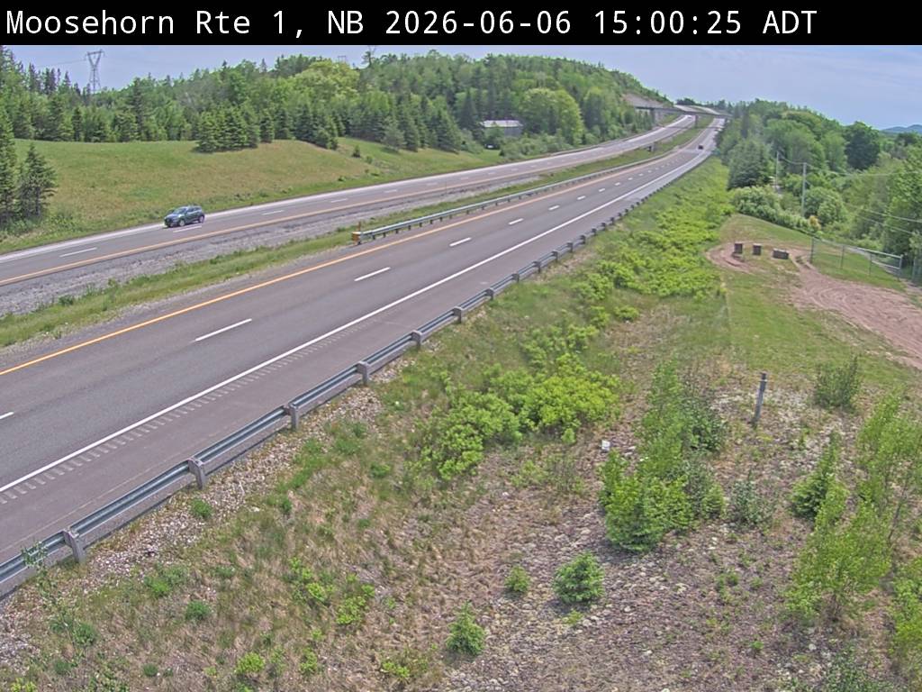 Web Cam image of Moosehorn Creek (NB Highway 1)