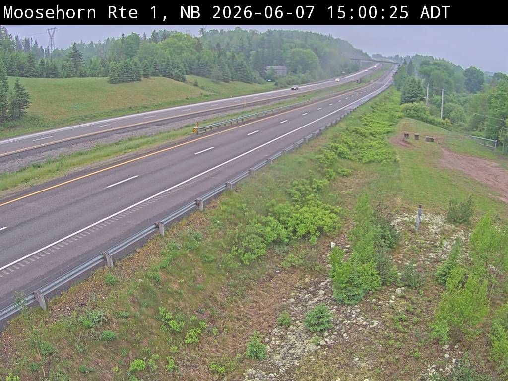 Web Cam image of Moosehorn Creek (NB Highway 1)