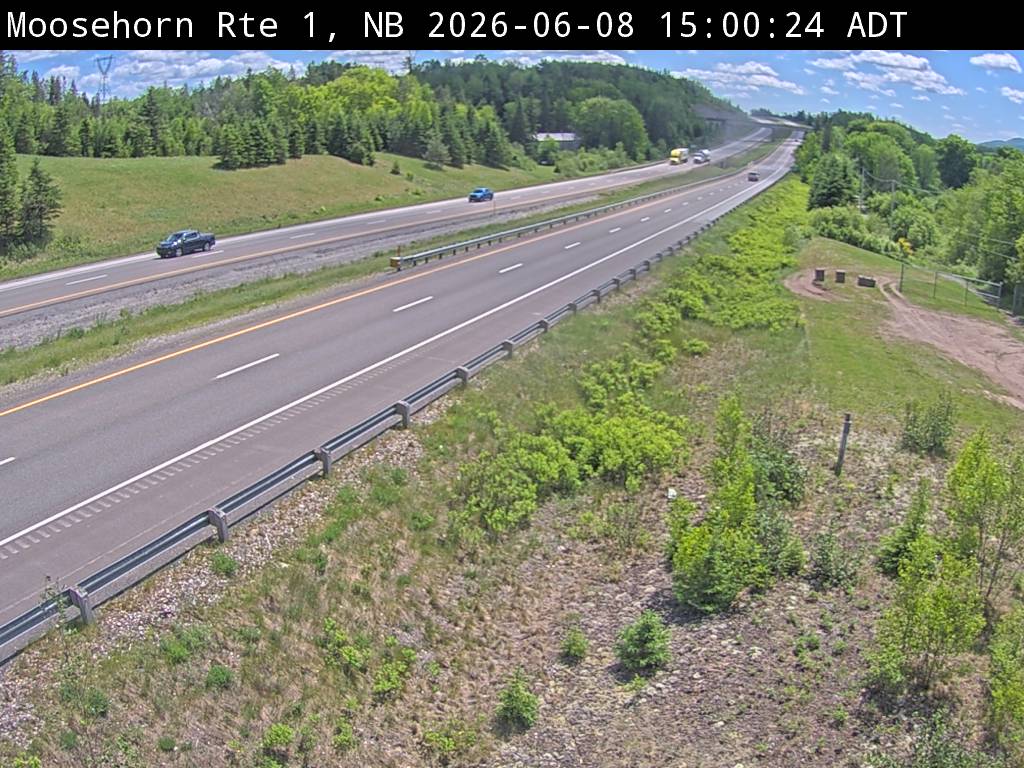 Web Cam image of Moosehorn Creek (NB Highway 1)