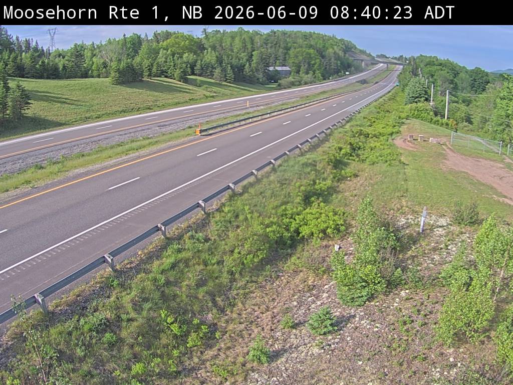 Web Cam image of Moosehorn Creek (NB Highway 1)