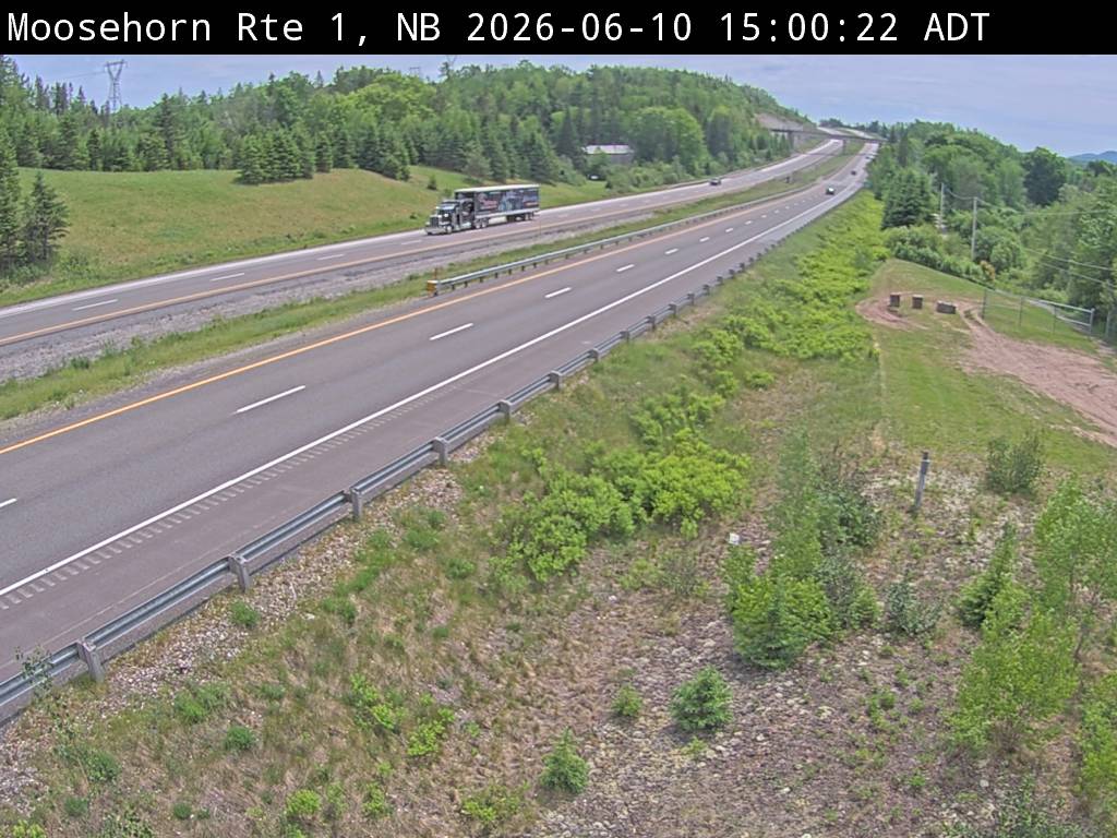 Web Cam image of Moosehorn Creek (NB Highway 1)