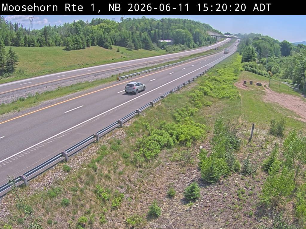 Web Cam image of Moosehorn Creek (NB Highway 1)