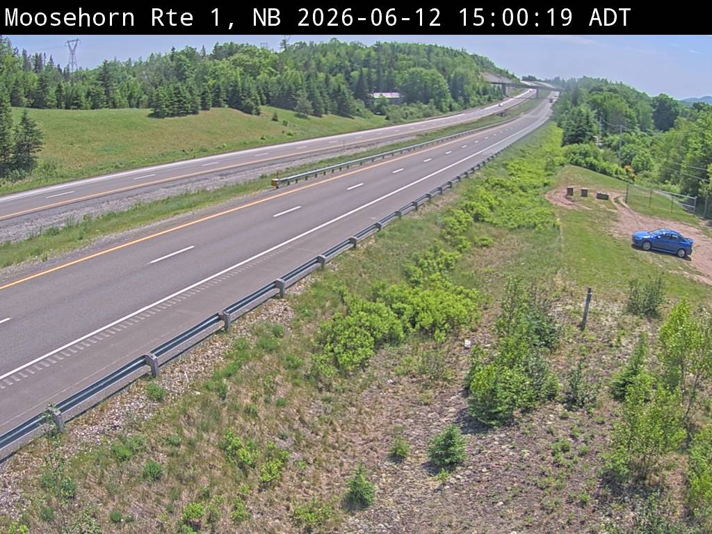 Web Cam image of Moosehorn Creek (NB Highway 1)