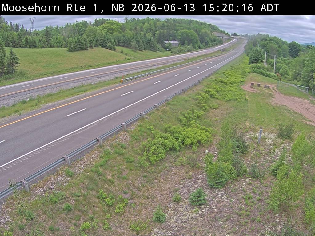 Web Cam image of Moosehorn Creek (NB Highway 1)