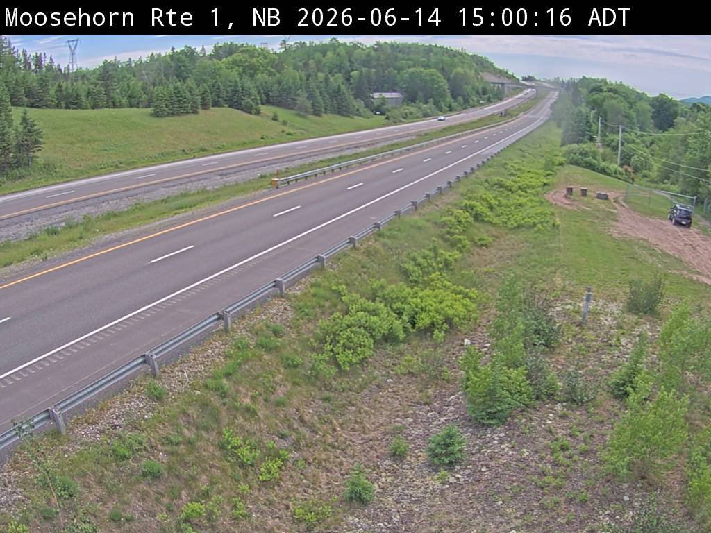 Web Cam image of Moosehorn Creek (NB Highway 1)