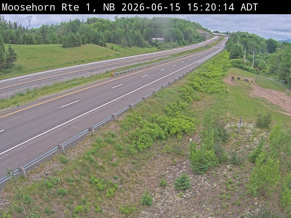 Web Cam image of Moosehorn Creek (NB Highway 1)