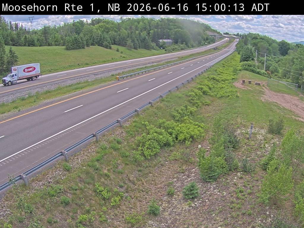 Web Cam image of Moosehorn Creek (NB Highway 1)