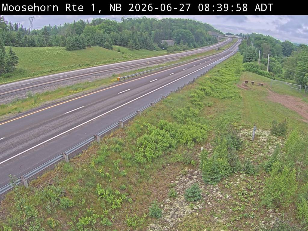 Web Cam image of Moosehorn Creek (NB Highway 1)