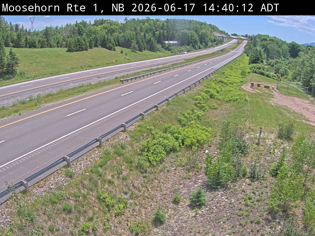 Web Cam image of Moosehorn Creek (NB Highway 1)