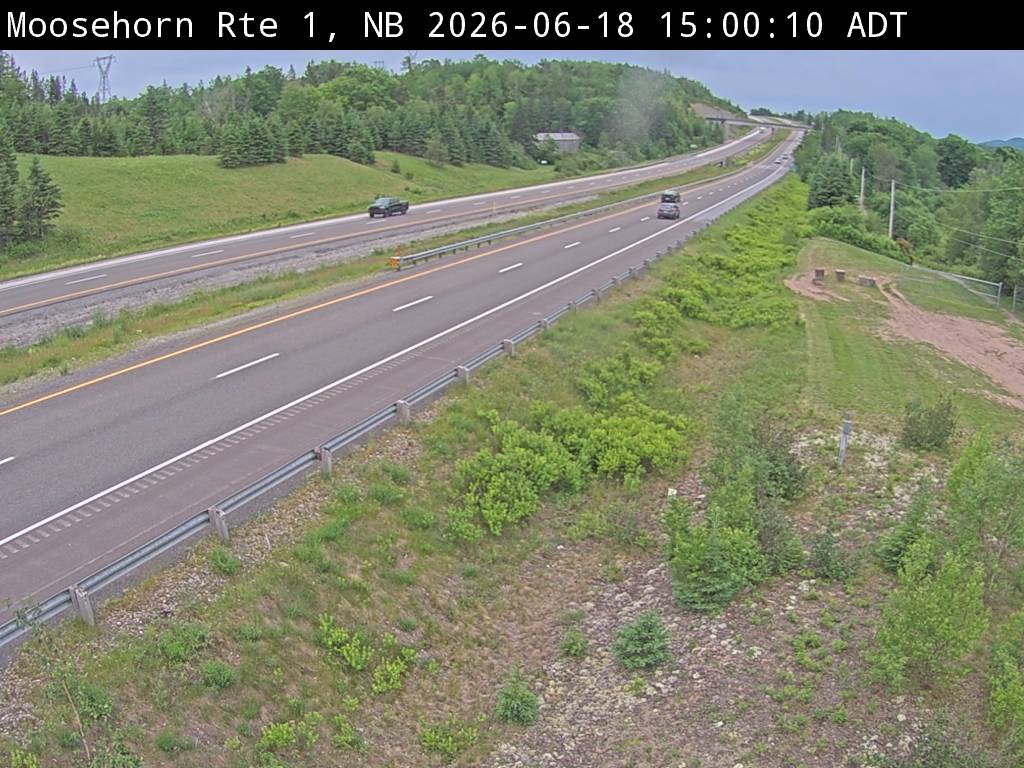 Web Cam image of Moosehorn Creek (NB Highway 1)