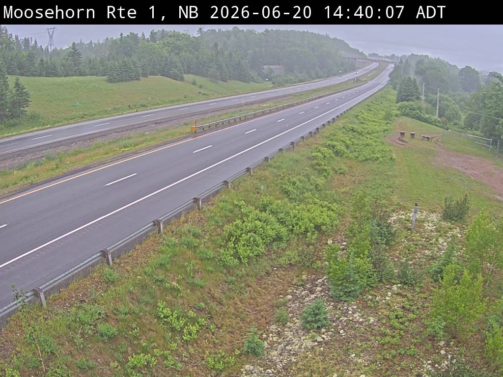 Web Cam image of Moosehorn Creek (NB Highway 1)
