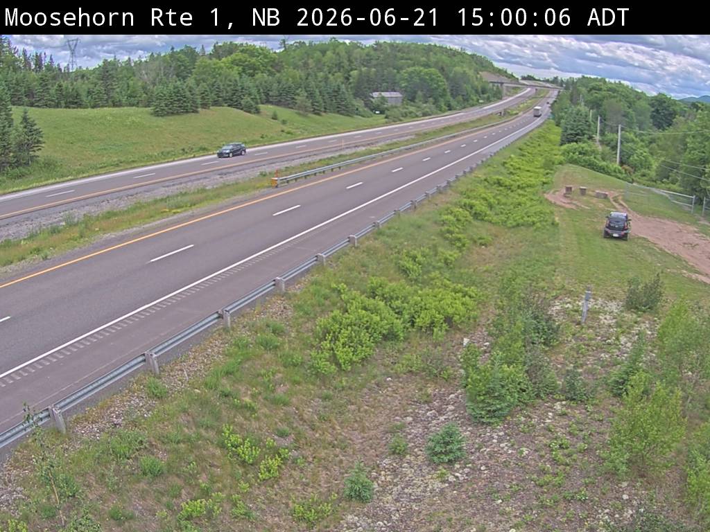 Web Cam image of Moosehorn Creek (NB Highway 1)