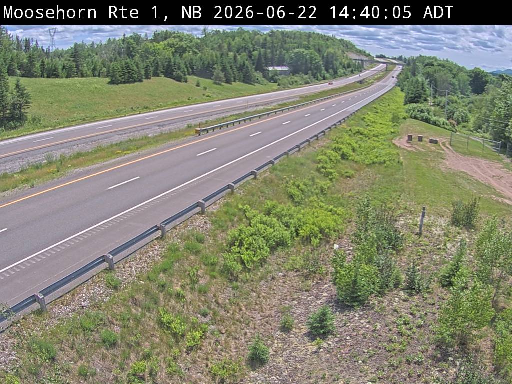 Web Cam image of Moosehorn Creek (NB Highway 1)