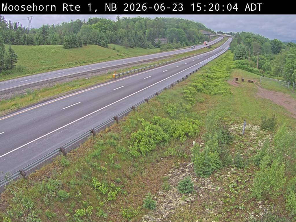 Web Cam image of Moosehorn Creek (NB Highway 1)